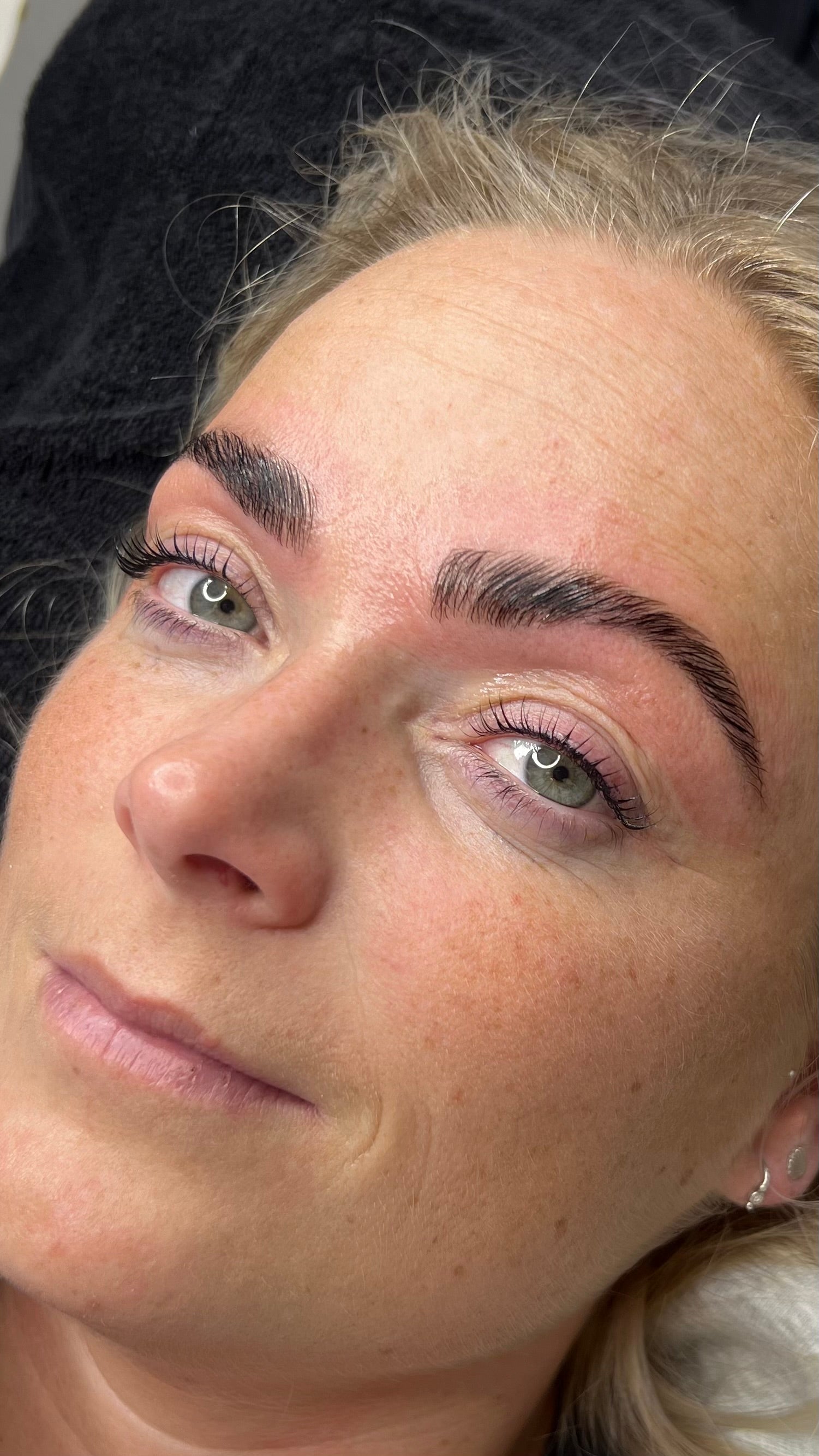 Lash og brow lift med farve